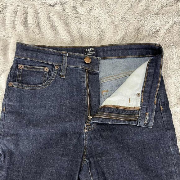 J.Crew Jeans Women 27P 10” High Rise Skinny Dark Wash Denim Re-Imagined Stretch - Picture 4 of 11